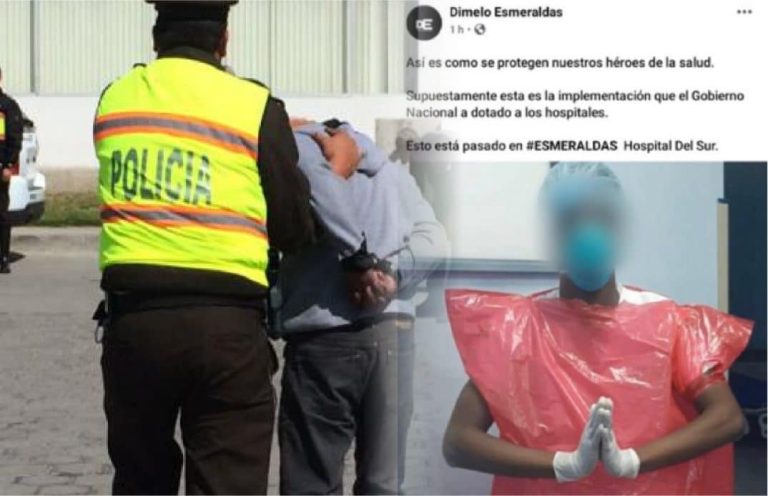 Policía detiene a un ciudadano en Esmeraldas acusado de “desinformar en Facebook”