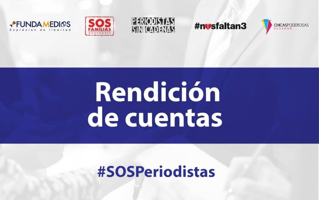 Campaña #SOSPeriodistas ha apoyado a decenas de periodistas en Guayas