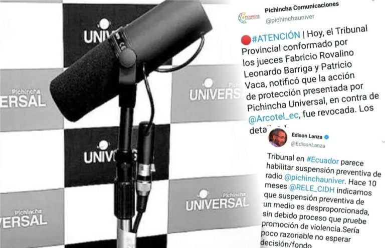 Actualización: La Arcotel resolvió que radio Pichincha Universal no cometió irregularidades en octubre de 2019