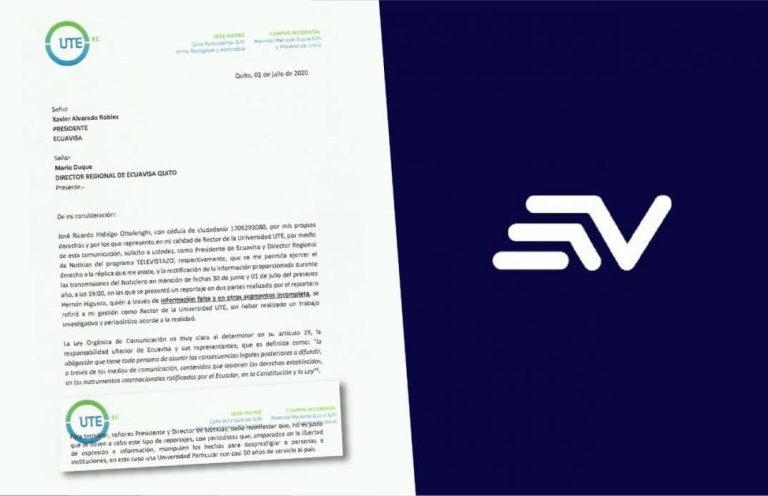 Rector de la UTE exige rectificación en términos intimidatorios