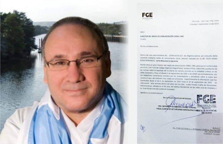 Fiscalía del Guayas inicia trámites preprocesales en contra del periodista Rafael Cuesta