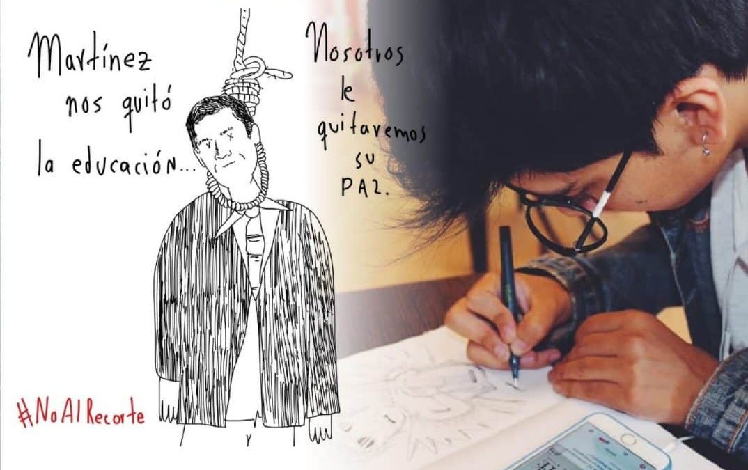 Caricaturista recibe amenaza tras publicar una polémica viñeta de un funcionario en una horca