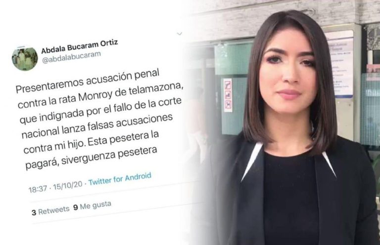La periodista Dayanna Monroy fue amenazada por  Abdalá Bucaram