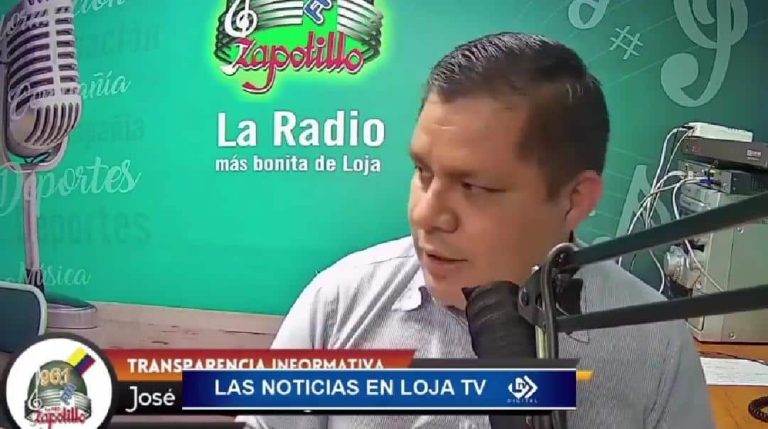 Radio donde trabaja periodista lojano recibe presiones para desvincularlo