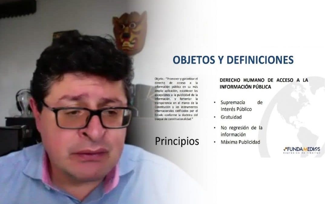 Fundamedios continúa con la socialización de la Ley de Acceso a la Información