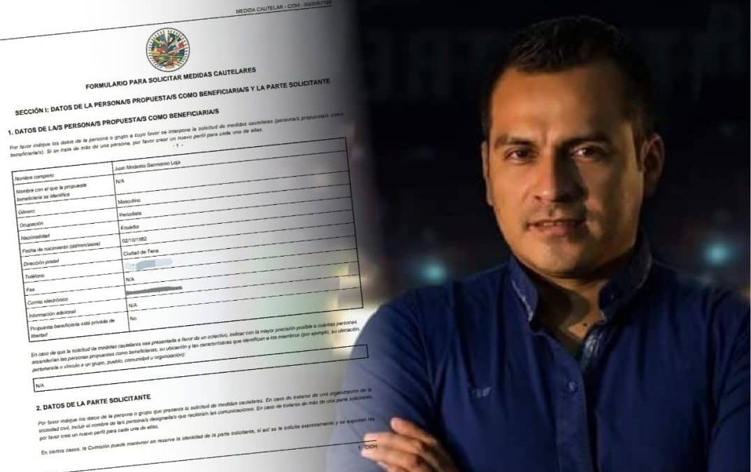 Fundamedios solicitó medidas cautelares a la CIDH a favor del periodista Juan Sarmiento