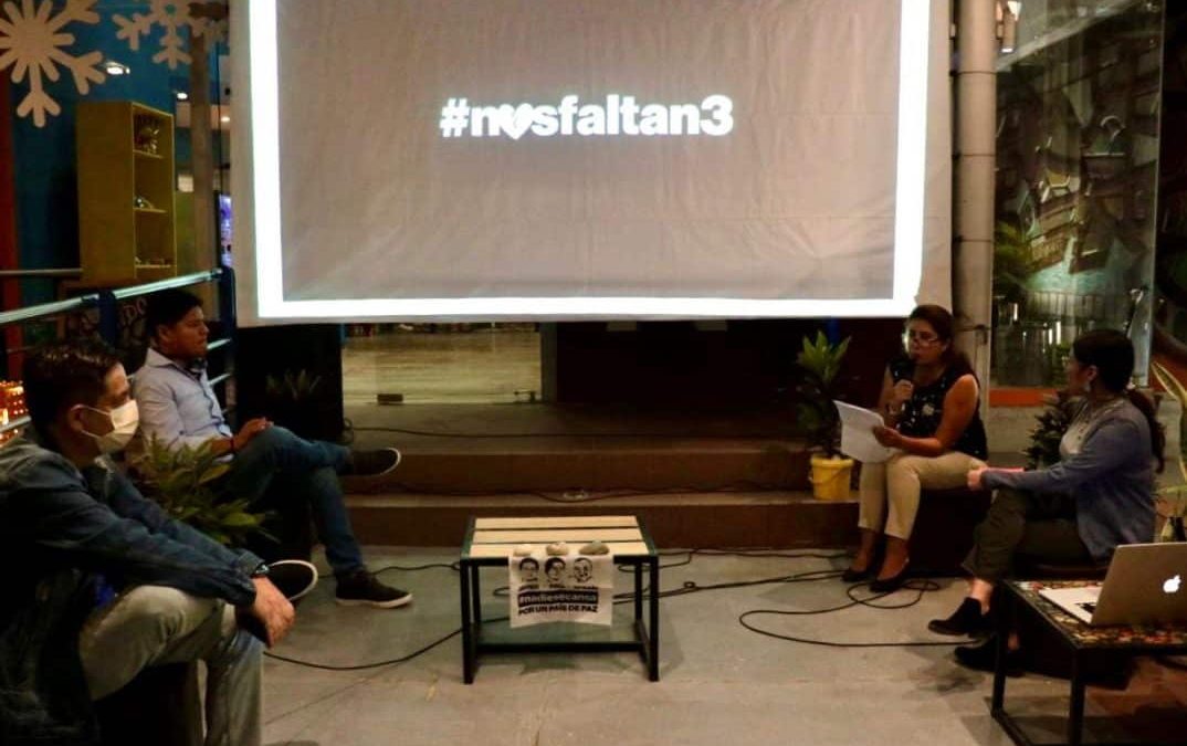 El Documental Nos Faltan Tres se proyectó en la ciudad de Manta