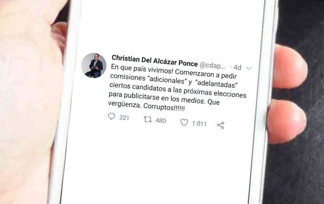 Director de radio denuncia que candidatos solicitan comisiones