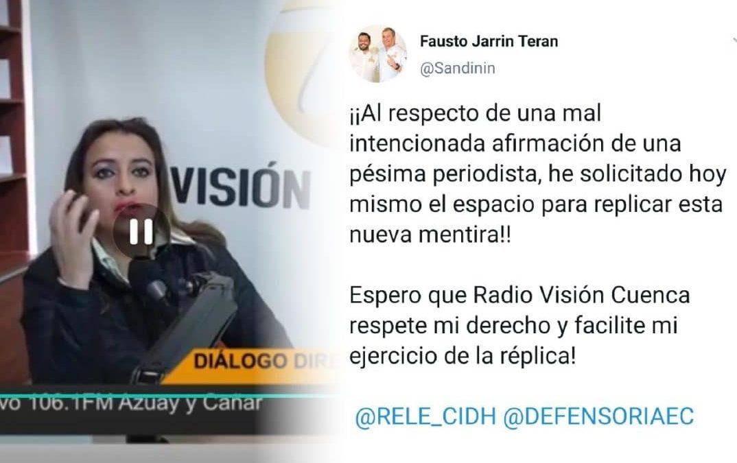 Luego de entrevista con Rafael Correa sus seguidores acosan con agresiones verbales a periodista cuencana