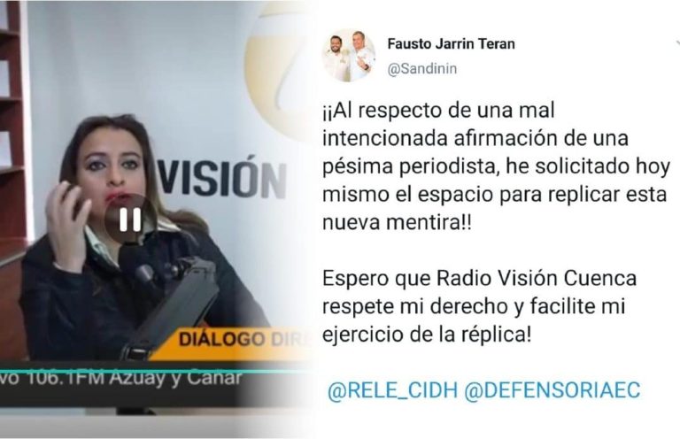 Luego de entrevista con Rafael Correa sus seguidores acosan con agresiones verbales a periodista cuencana