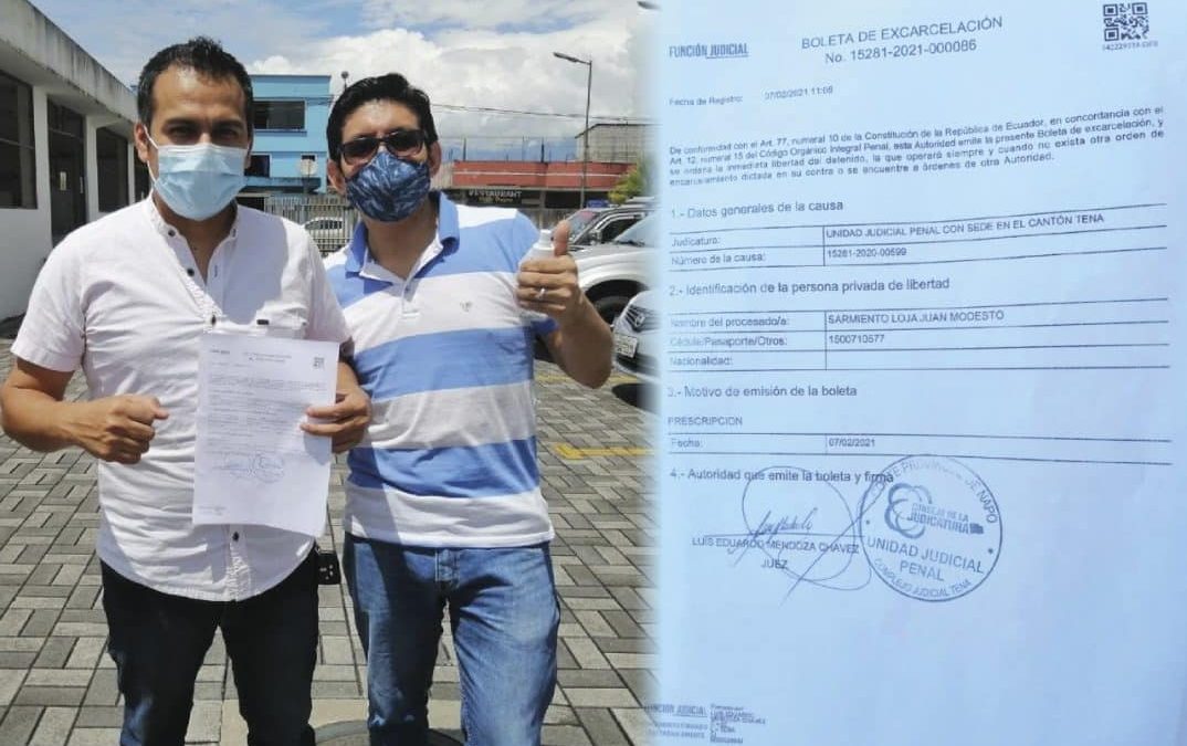 Periodista Juan Sarmiento quedó libre tras prescripción de sentencia