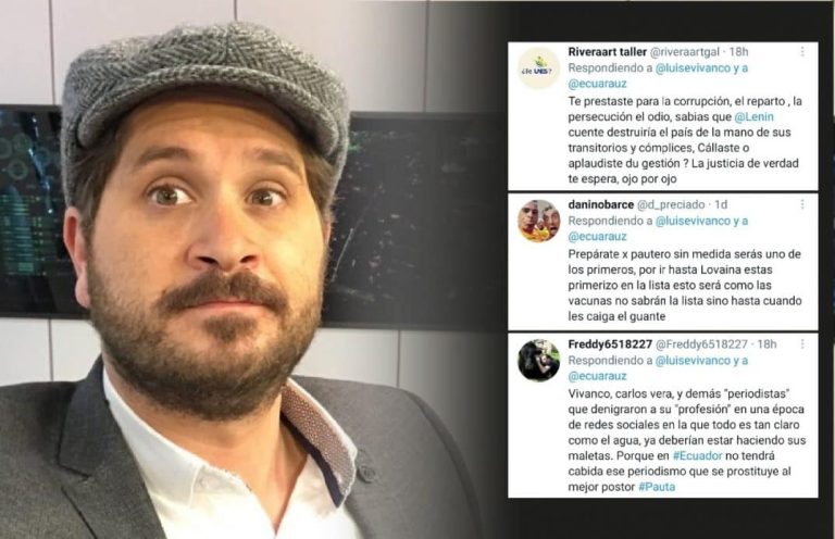 Periodista es amenazado con una persecución si gana el candidato del correísmo