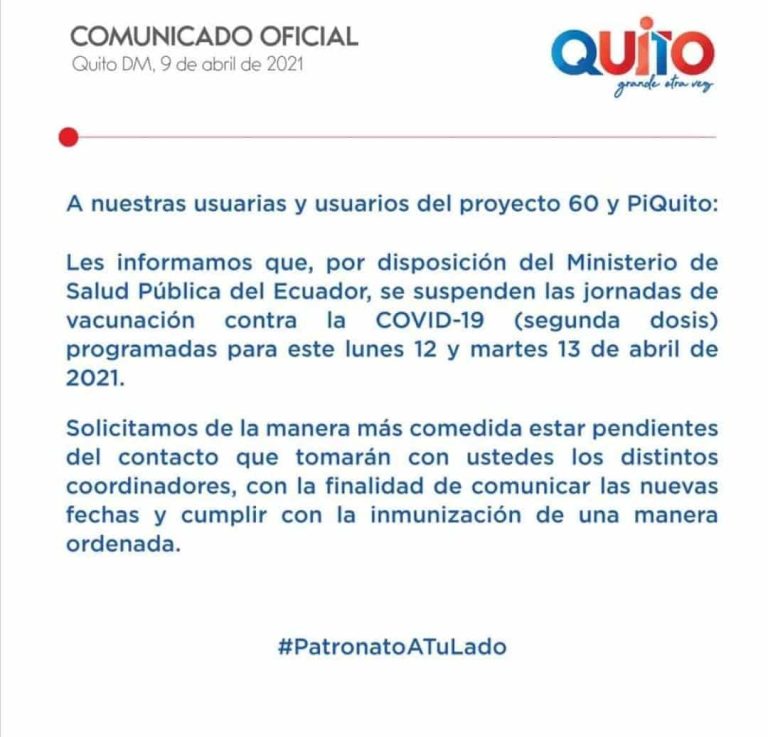 Instituciones públicas generan desinformación sobre vacunación y se intenta culpar a periodista