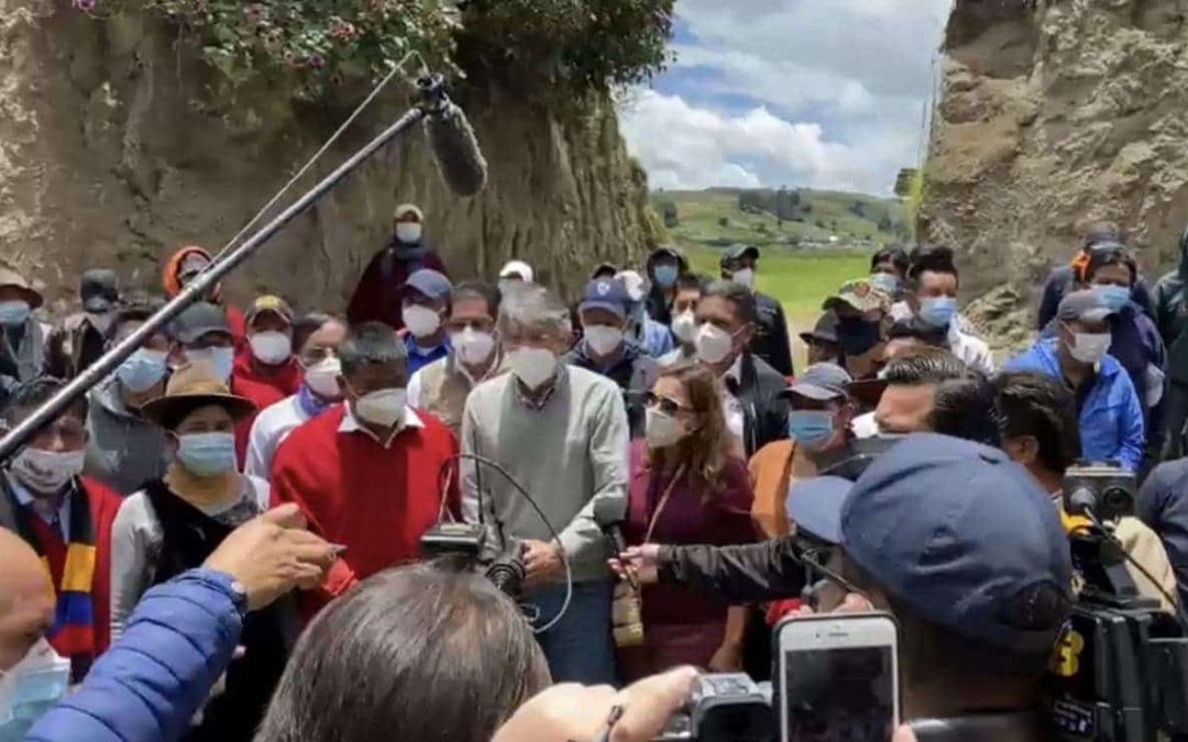 Candidato es impedido de ingresar a Guamote para dialogar con la comunidad