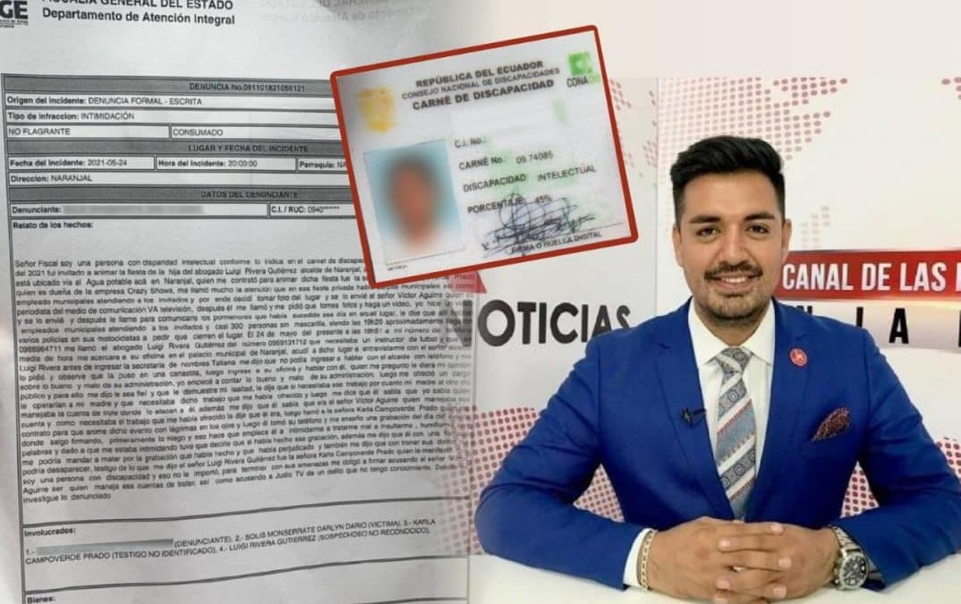 Alcalde de Naranjal intimidó a la fuente de un periodista 