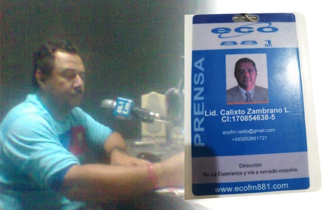 Periodista sufrió atentado en Manabí