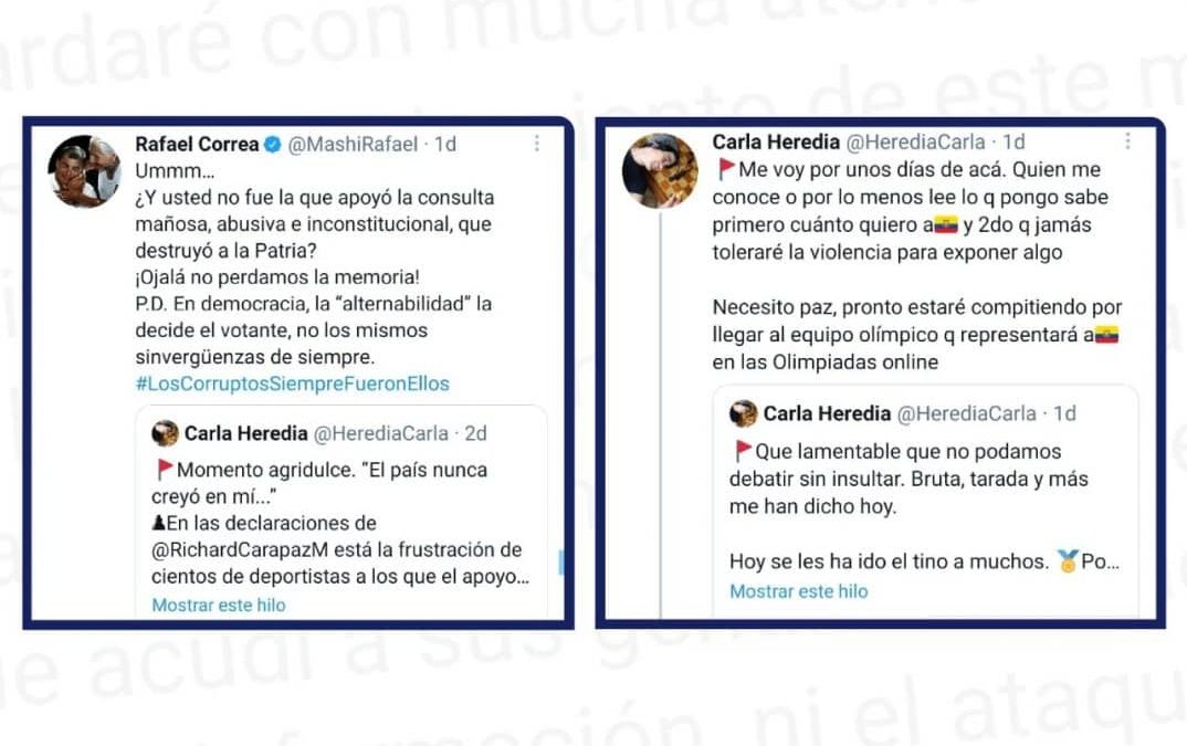 Ajedrecista es hostigada en redes sociales luego de trino de Rafael Correa 