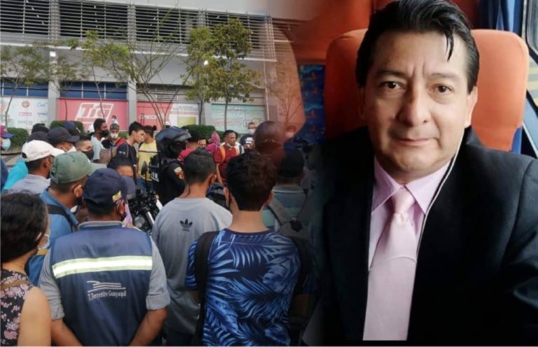 Periodista fue agredido por guardias privados que trabajan para la Terminal Terrestre de Guayaquil 