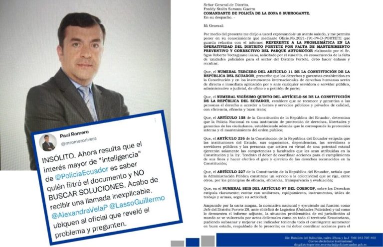 Periodista de Ecuavisa recibe llamada que le pide revelar una fuente