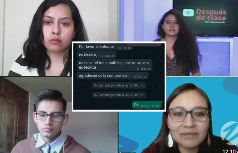 Periodistas de UDLA Channel se autocensura luego de recibir presiones de funcionaria de comunicación 