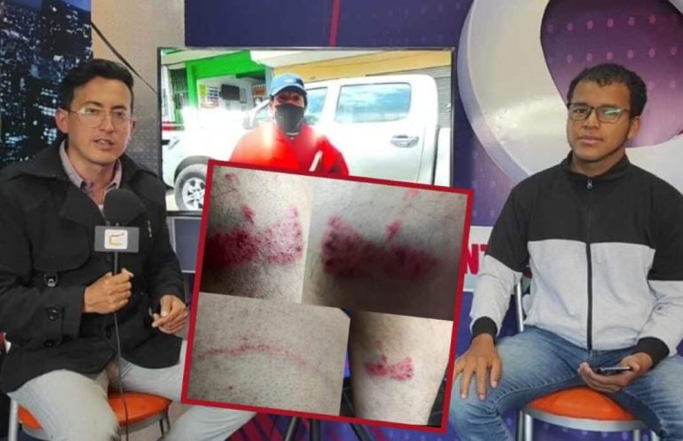 Ciudadanos agredieron a latigazos a periodistas en Guaranda