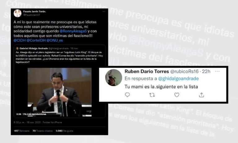 Articulista ecuatoriano recibe amenazas por comentar una intervención de un asambleísta