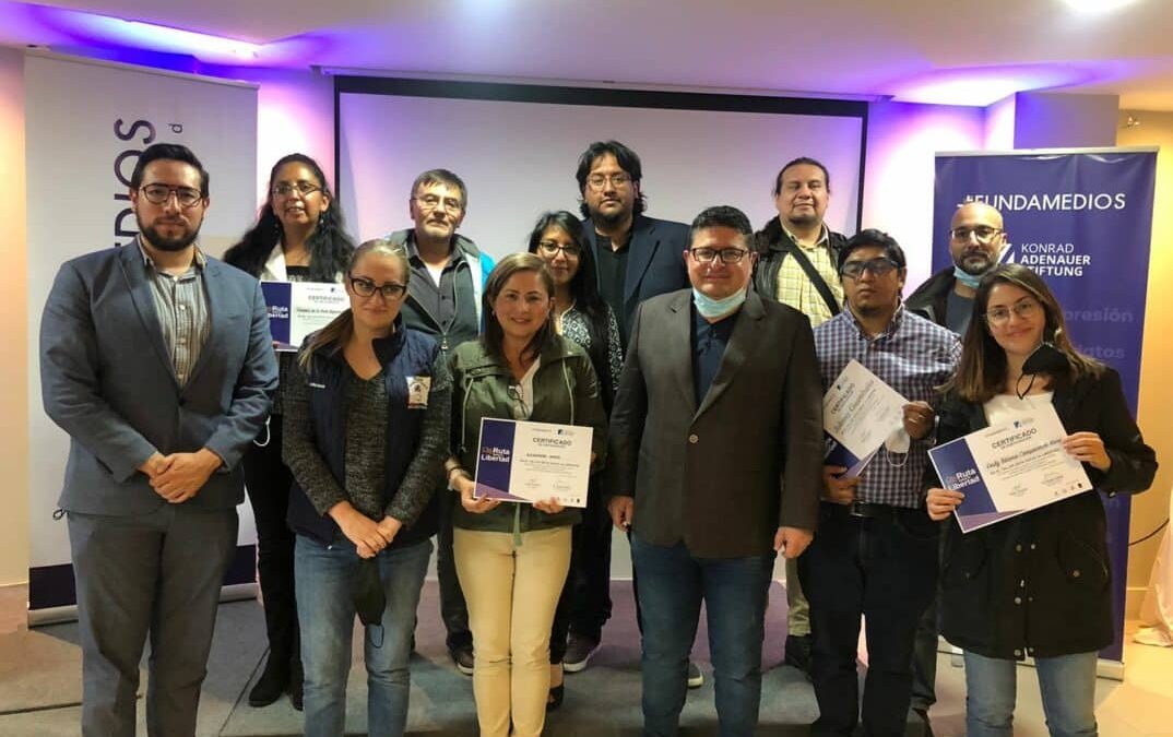 Fundamedios y la Fundación Konrad Adenauer finalizaron en Cuenca el primer ciclo de talleres “Ruta hacia la Libertad”