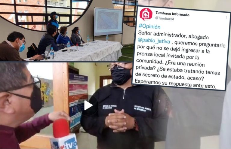Administración Zonal de Tumbaco impidió el acceso de la prensa a una reunión con la comunidad 