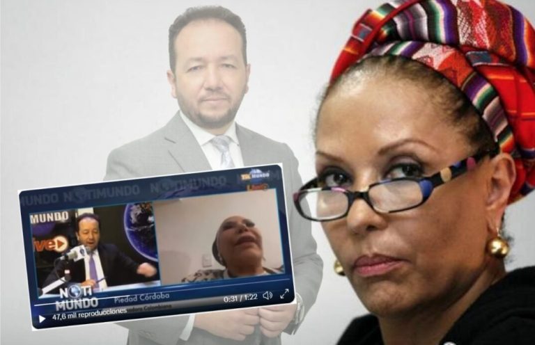 Fundamedios rechaza la agresión de Piedad Córdoba contra periodista Fausto Yépez