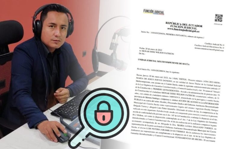 Jueza de Sucúa emite sentencia a favor del acceso a la información pública