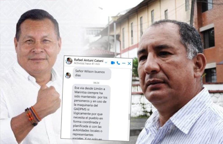 Prefecto de Morona Santiago envió mensaje intimidatorio a periodista 