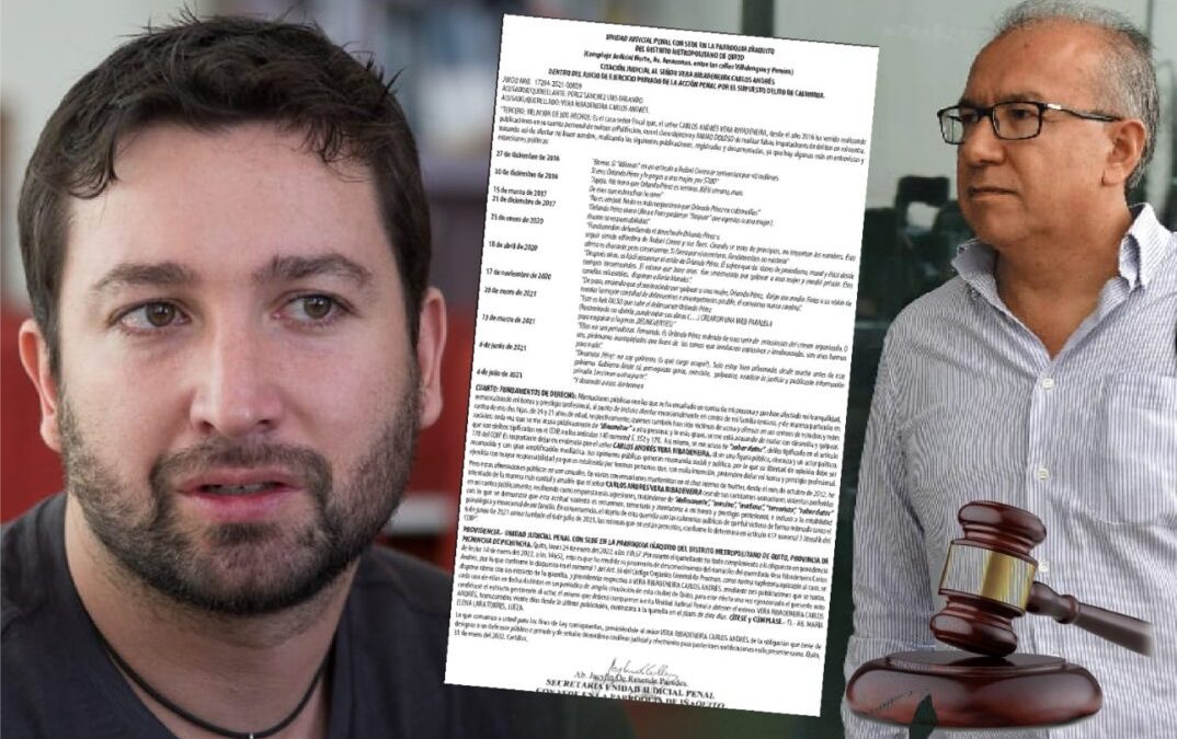 Gerente de Pichincha Comunicaciones impulsa proceso penal contra el cineasta Carlos Andrés Vera