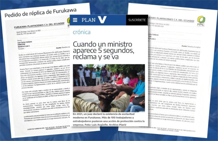 Furukawa impone una réplica a Plan V y descalifica el trabajo de Susana Morán