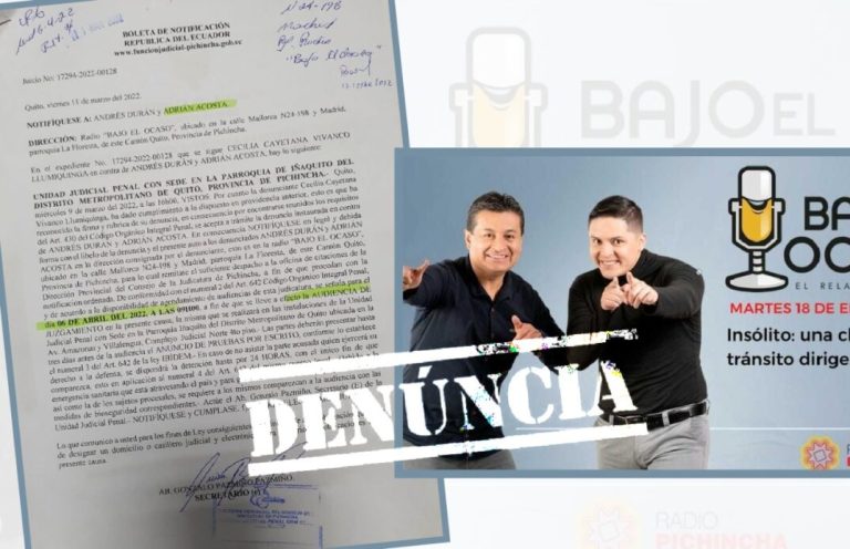 Comunicadores de radio estatal denigran a agente de tránsito en Quito y ella los enjuicia