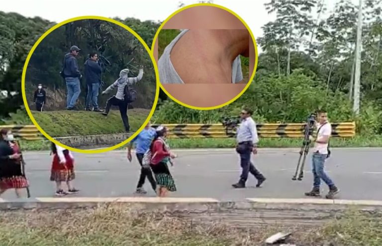 Manifestantes agredieron a equipos periodísticos durante el octavo día de paro nacional en Ecuador