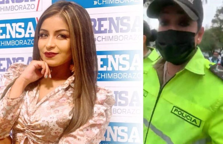 Periodista ecuatoriana, agredida por policías durante cobertura de visita presidencial