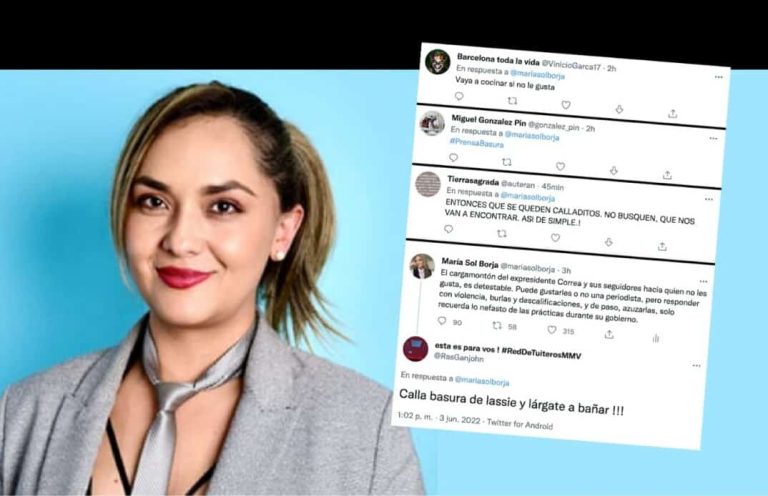 Editora política de medio ecuatoriano recibe ataques misóginos en redes sociales