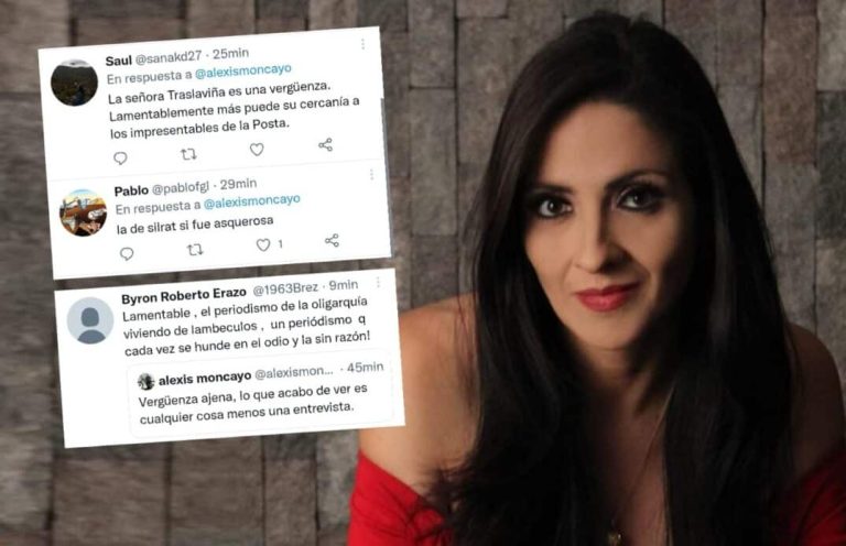 Periodista ecuatoriana recibe insultos en redes luego de incidentada entrevista con Rafael Correa