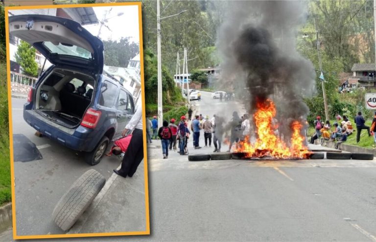 Tres periodistas ecuatorianos fueron agredidos por comuneros durante el paro nacional