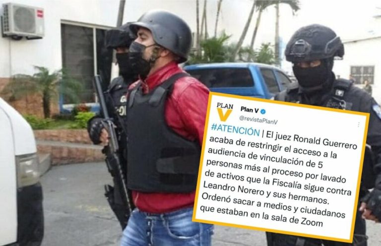 Juez ecuatoriano saca de sala de Zoom a miembros de la prensa
