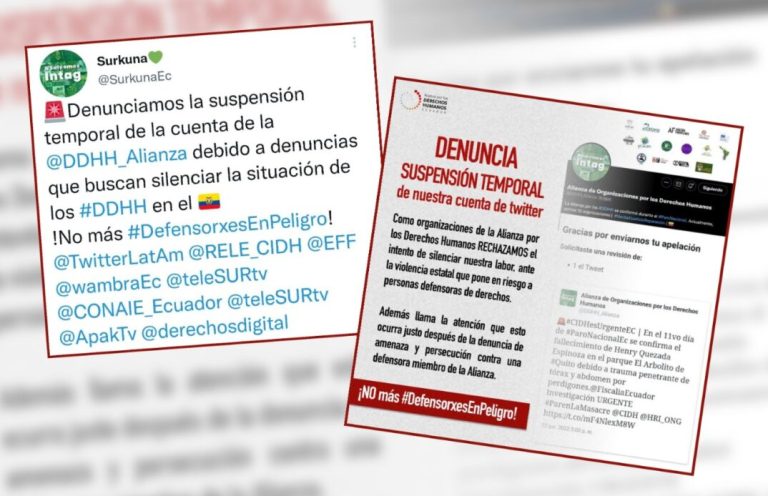 Actualización: Alianza por los Derechos Humanos debió borrar un tuit para tratar de recuperar su cuenta