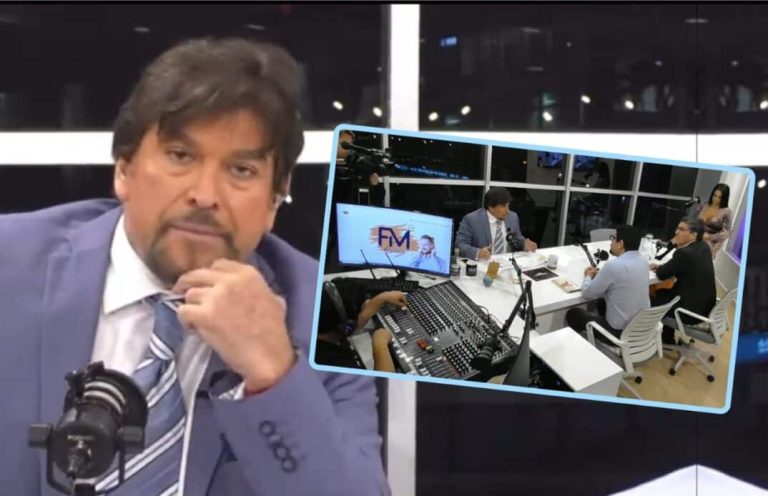 Entrevistador ecuatoriano agrede verbalmente a sonidista durante programa en vivo