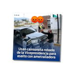 camioneta robada