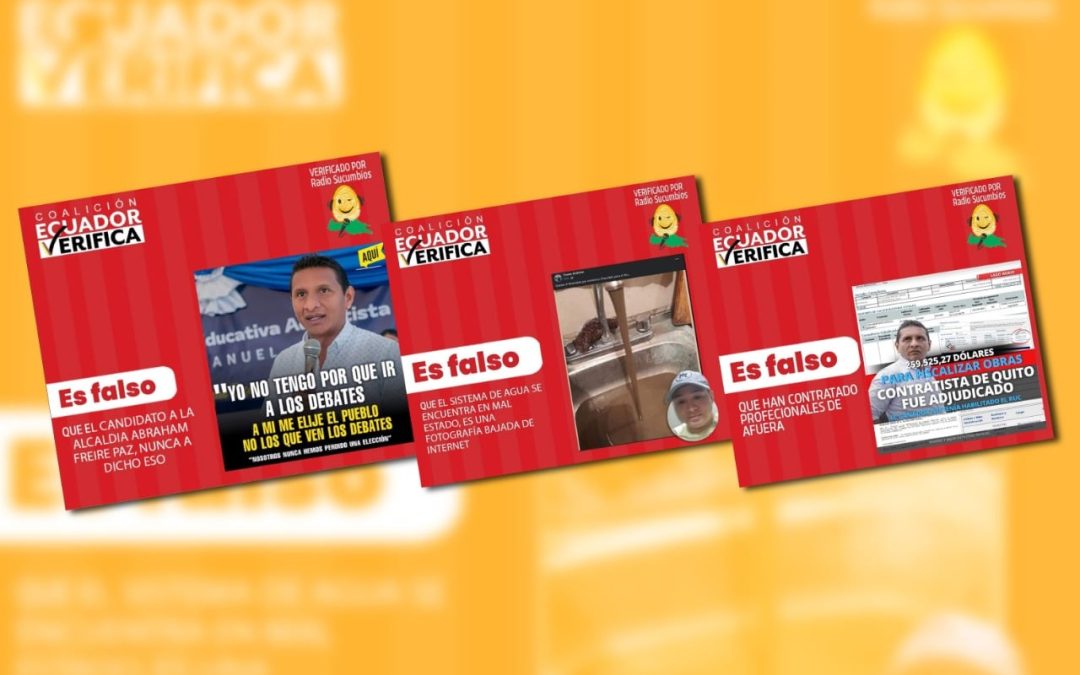 Página de Facebook simula ser de radio ecuatoriana para publicar falsas verificaciones y desacreditar periodistas