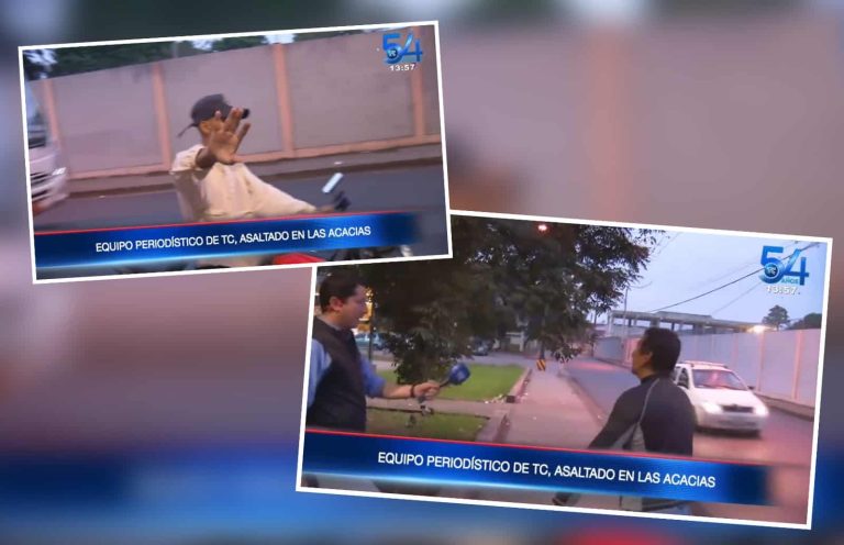 Equipo periodístico ecuatoriano es asaltado por segunda vez en medio de una cobertura