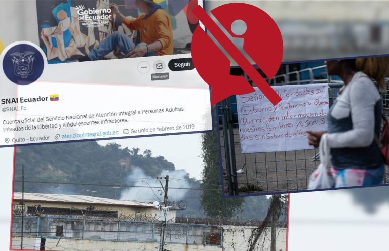 Institución pública no da respuestas claras ante la crisis carcelaria en Ecuador