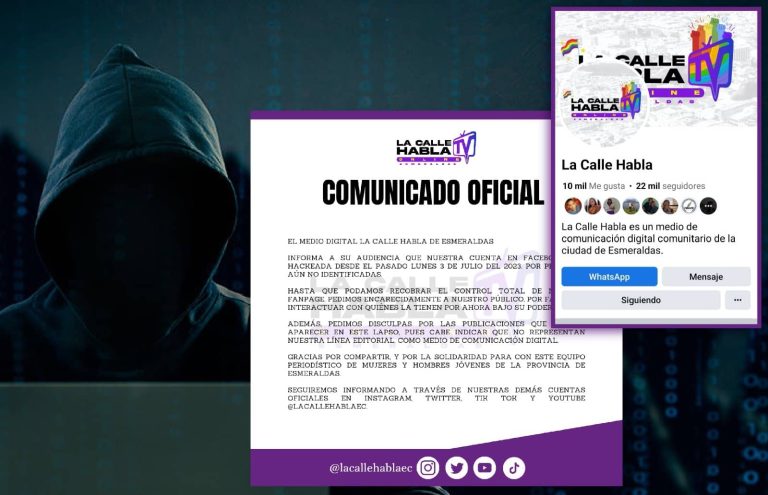 Medio digital ecuatoriano sufrió un hackeo en su página de Facebook