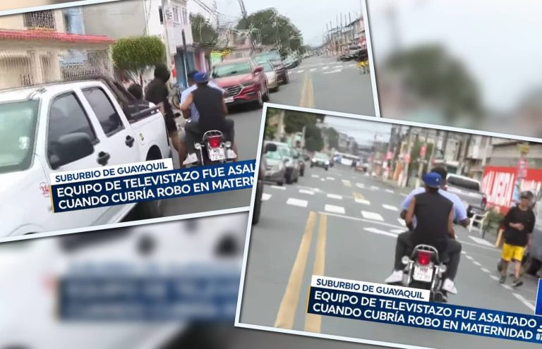 Equipo periodístico fue asaltado antes de una cobertura en vivo