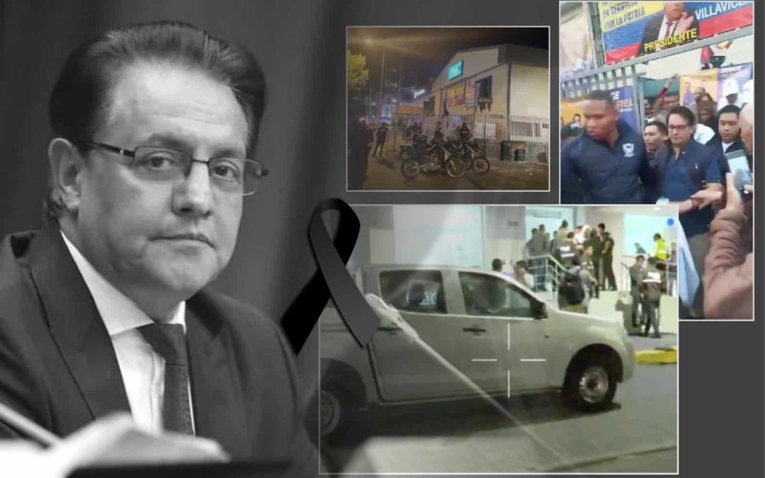 Candidato a la Presidencia de Ecuador fue asesinado a sangre fría poco antes de la primera vuelta electoral
