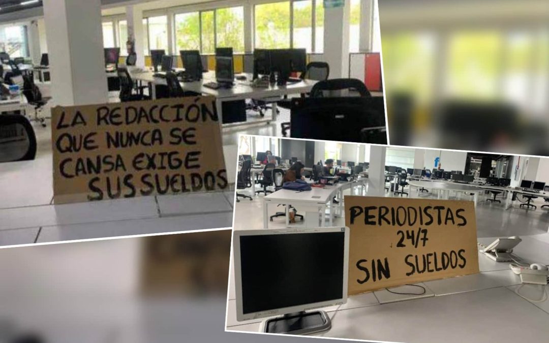 Empleados y exempleados de El Comercio imploran la intervención del presidente Lasso ante angustiosa deuda laboral de tres meses